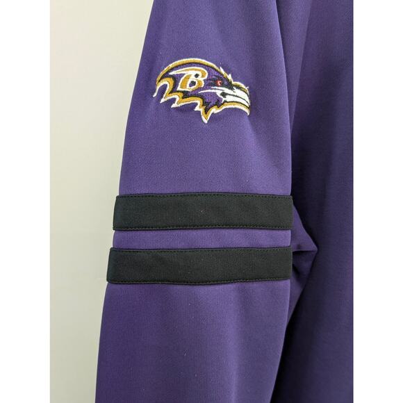 NFL Baltimore Ravens Zip-Up Sweatshirt XL/1X - Picture 6 of 7